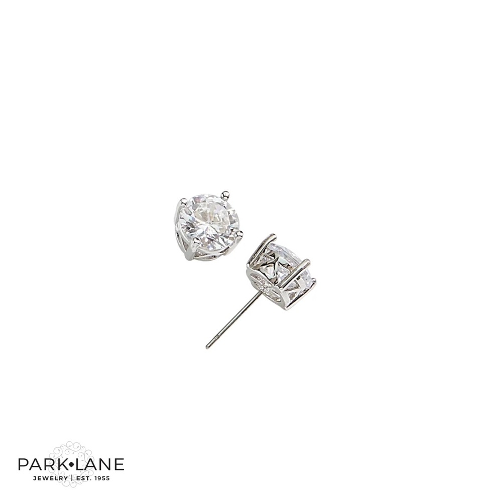 NEW Park Lane Silver Impression Stud Earrings